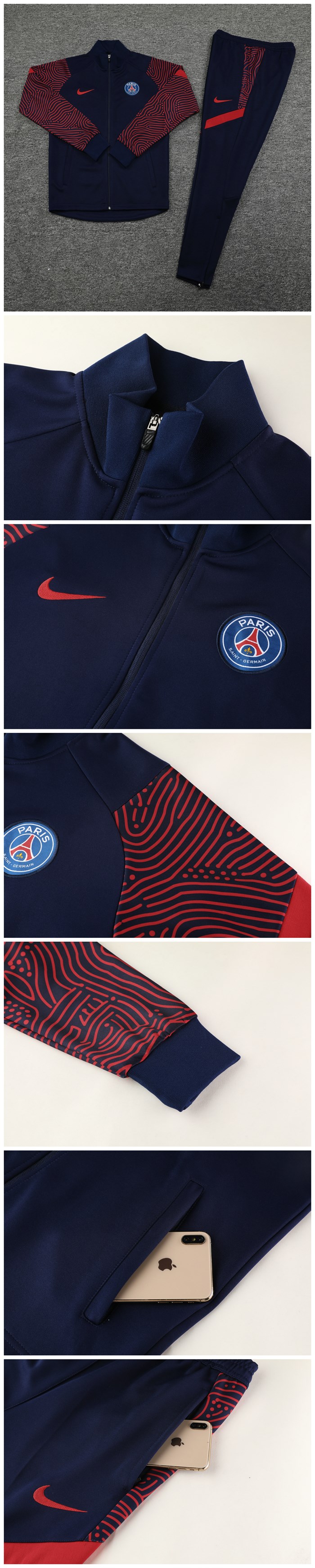 PSG 20-21 Navy High Neck Collar Training Kit